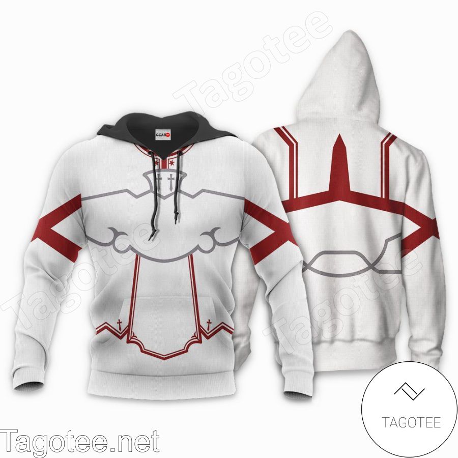 Sword Art Online Asuna Yuuki Uniform Anime Jacket, Hoodie, Sweater, T-shirt b
