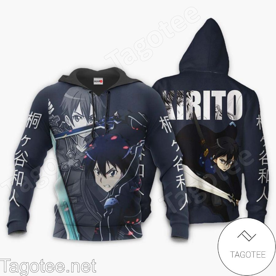 Sword Art Online Kirito Anime Jacket, Hoodie, Sweater, T-shirt b