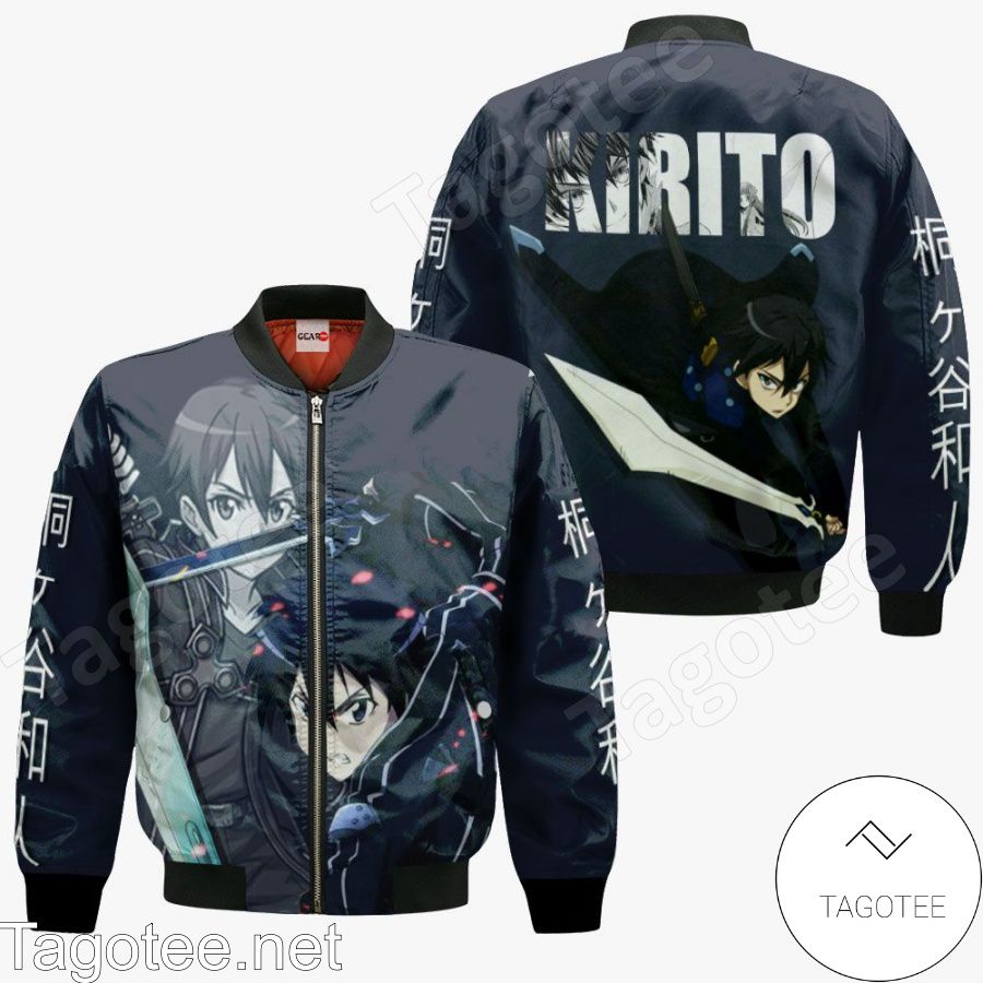 Sword Art Online Kirito Anime Jacket, Hoodie, Sweater, T-shirt c