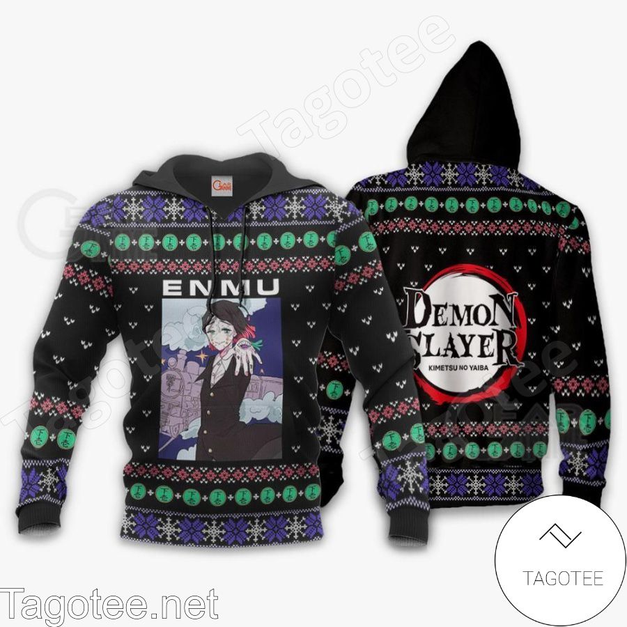 Tamio Enmu Ugly Christmas Demon Slayer Anime Gift Jacket, Hoodie, Sweater, T-shirt b