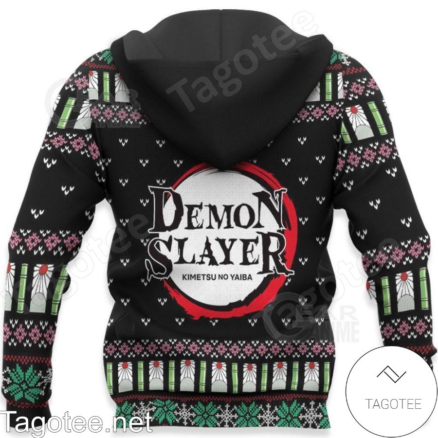 Tanjiro And Nezuko Ugly Christmas Demon Slayer Anime Gift Jacket, Hoodie, Sweater, T-shirt c