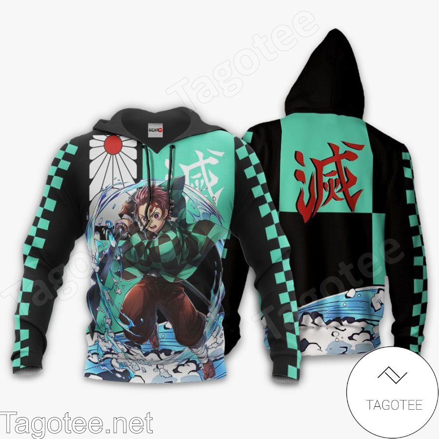 Tanjiro Water Breathing Demon Slayer Anime Jacket, Hoodie, Sweater, T-shirt b
