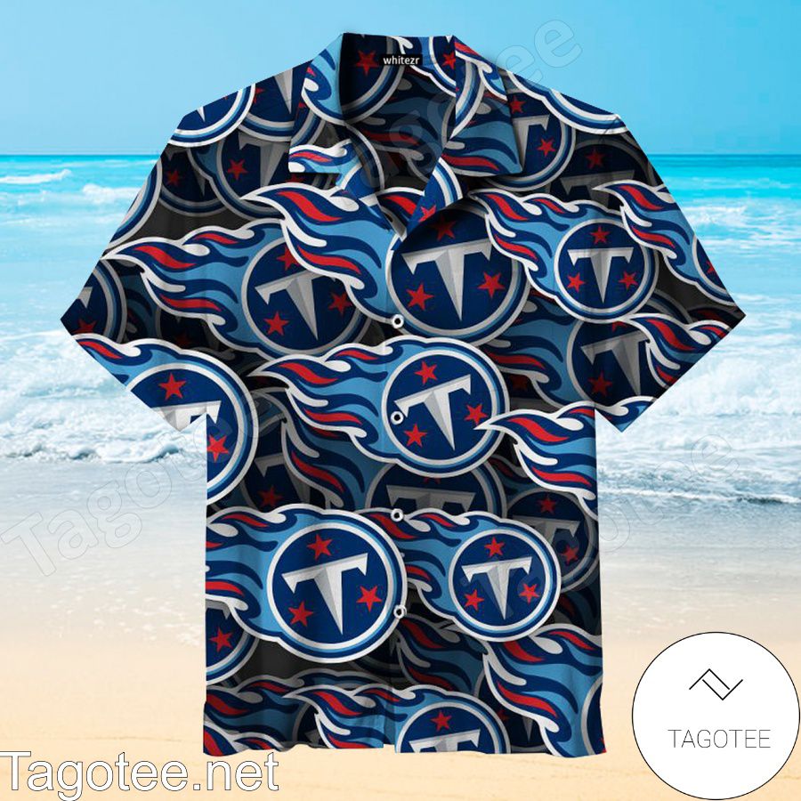 Tennessee Titans Football Print Great Hawaiian Shirt
