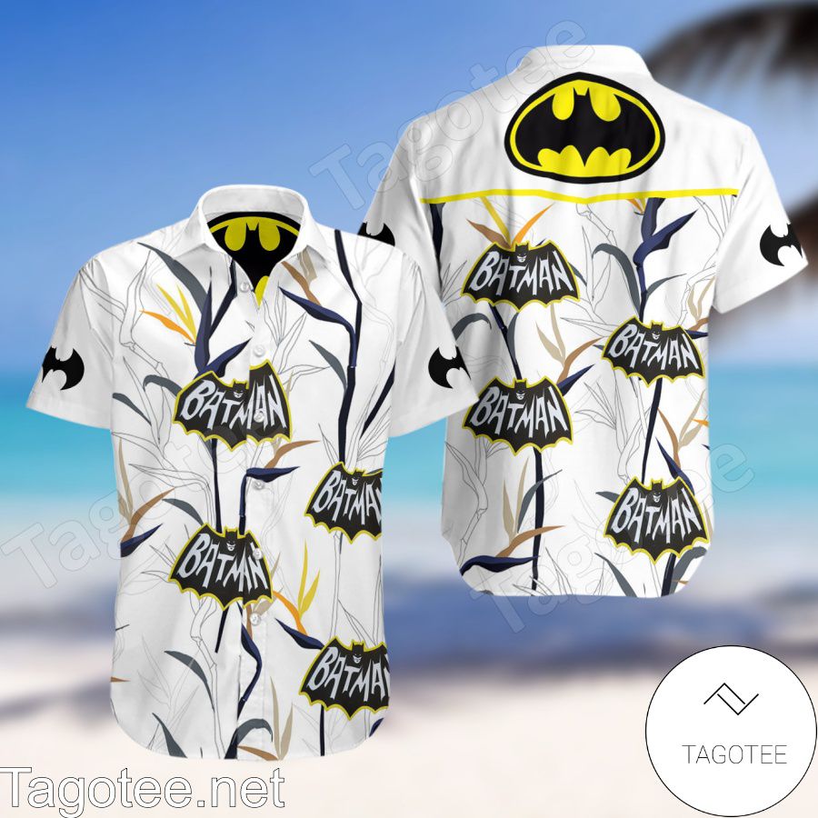 The Batman White Hawaiian Shirt And Short