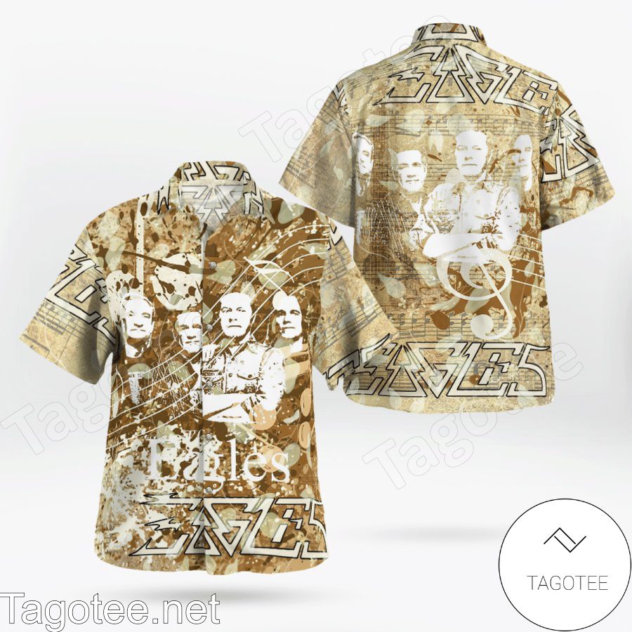 The Eagles Rock Band Hawaiian Shirt And Short