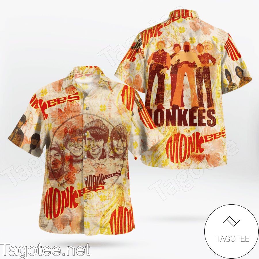 The Monkees Rock Band Hawaiian Shirt And Short