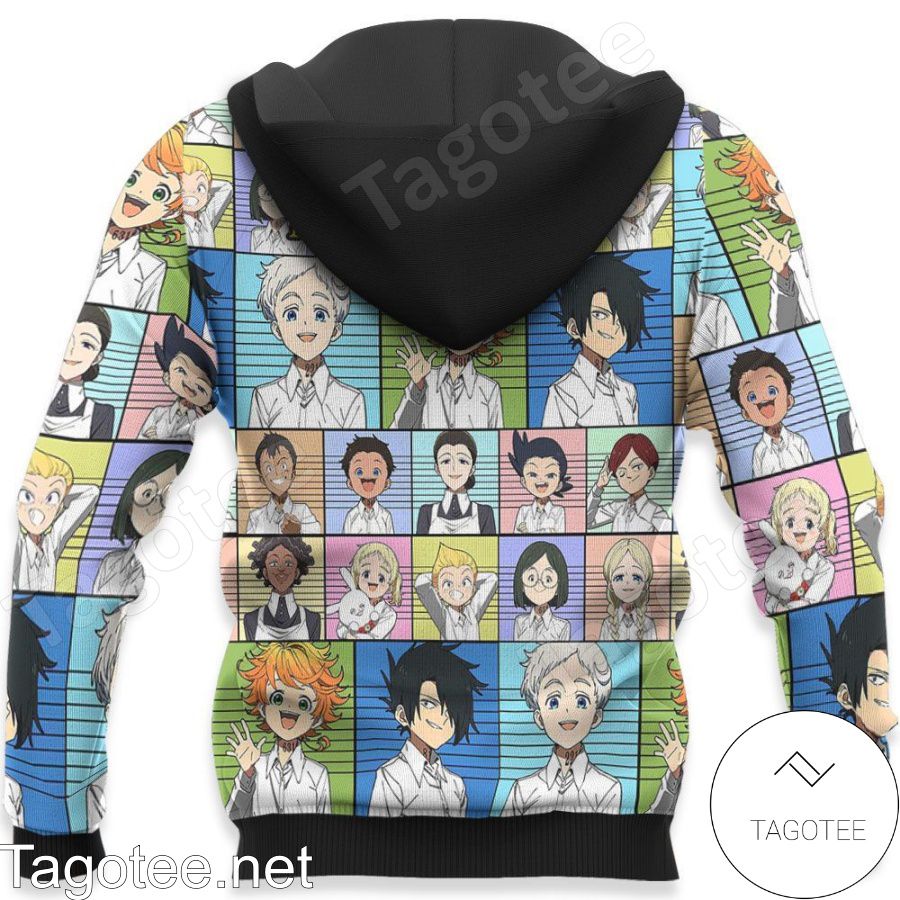 The Promised Neverland Characters Custom Anime Jacket, Hoodie, Sweater, T-shirt x