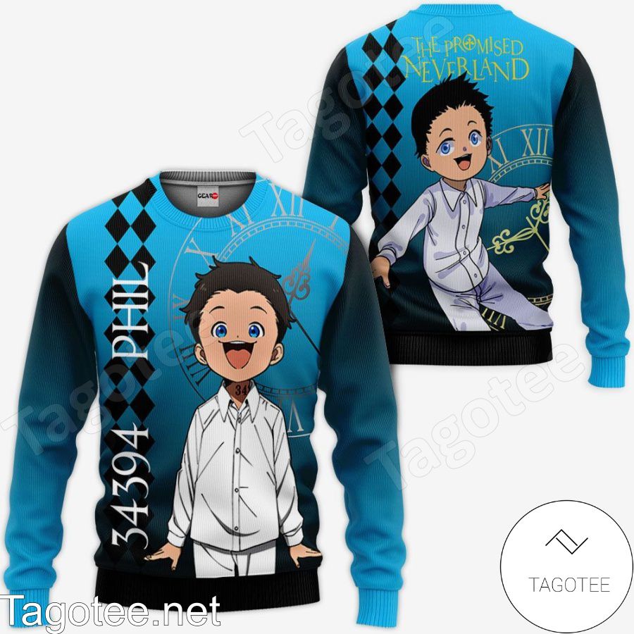 The Promised Neverland Phil Anime Jacket, Hoodie, Sweater, T-shirt a