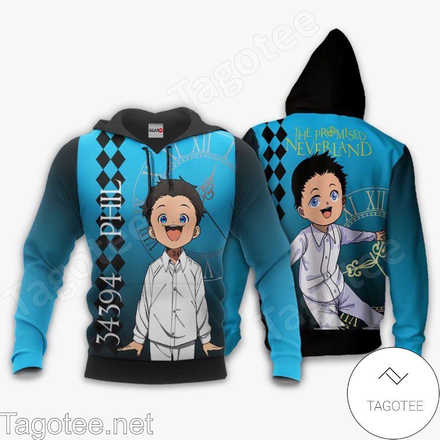 The Promised Neverland Phil Anime Jacket, Hoodie, Sweater, T-shirt b