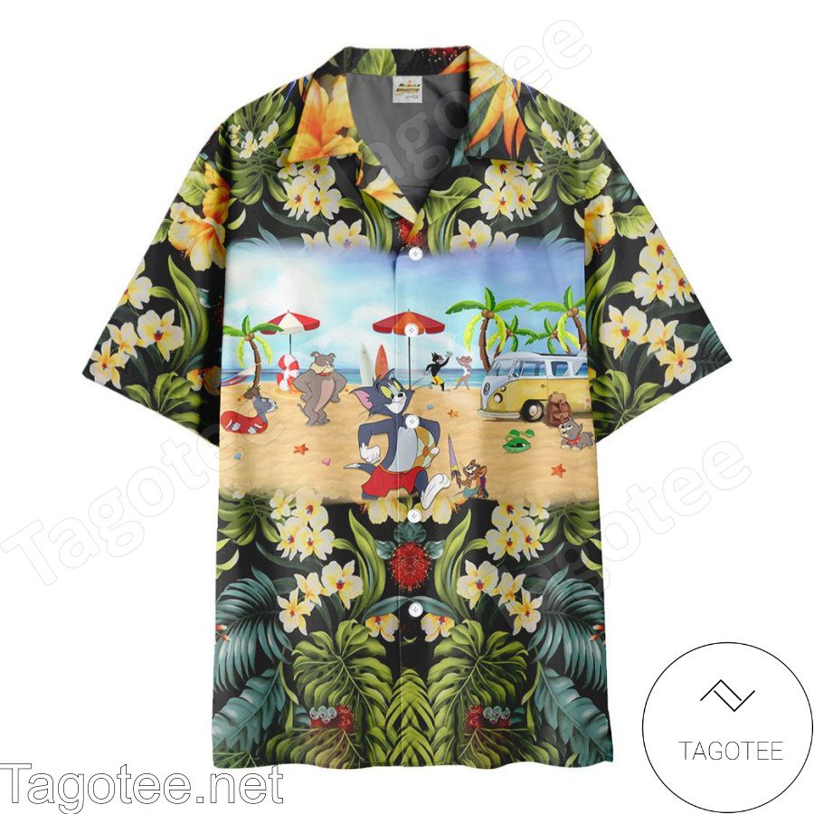 Tom and Jerry Hawaiian Shirt And Short