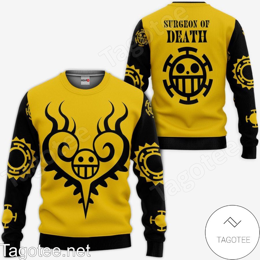 Trafalgar D. Water Law Surgeon of Death One Piece Anime Jacket, Hoodie, Sweater, T-shirt a