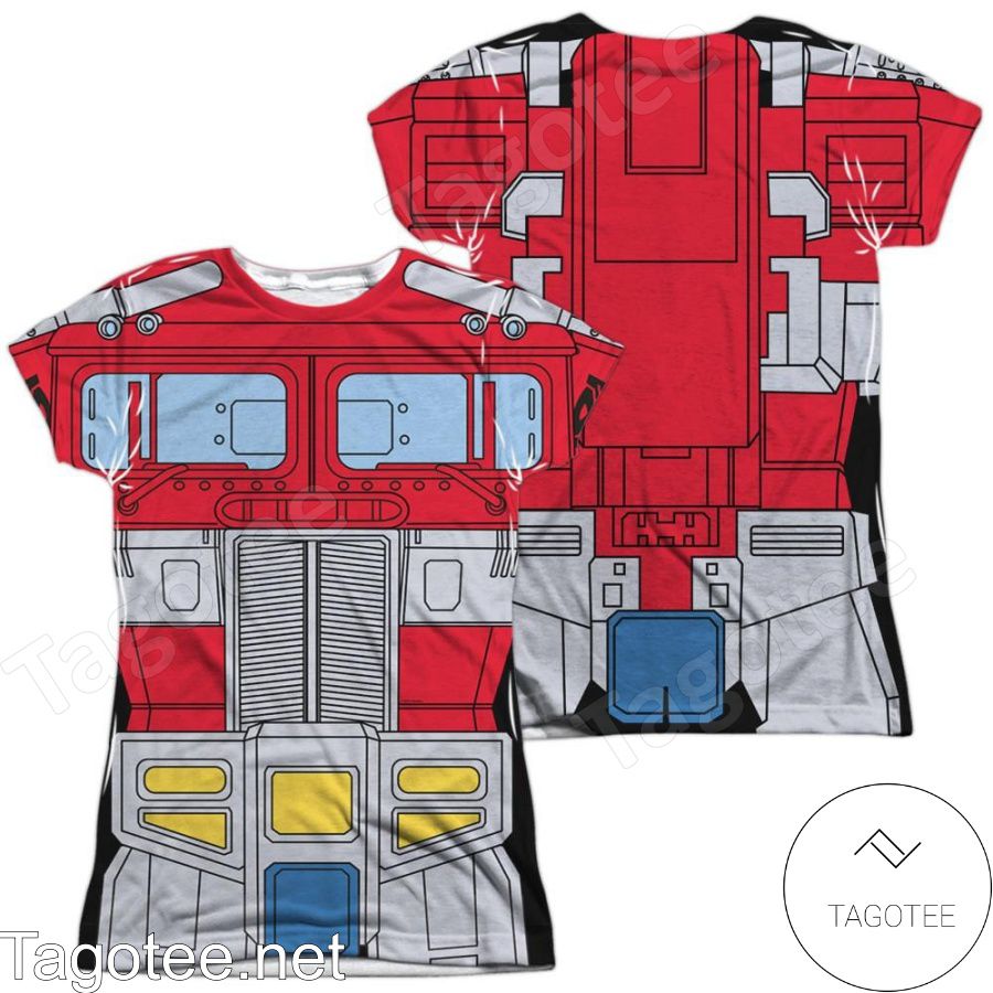 Transformers Optimus Prime Costume All Over Print Shirts