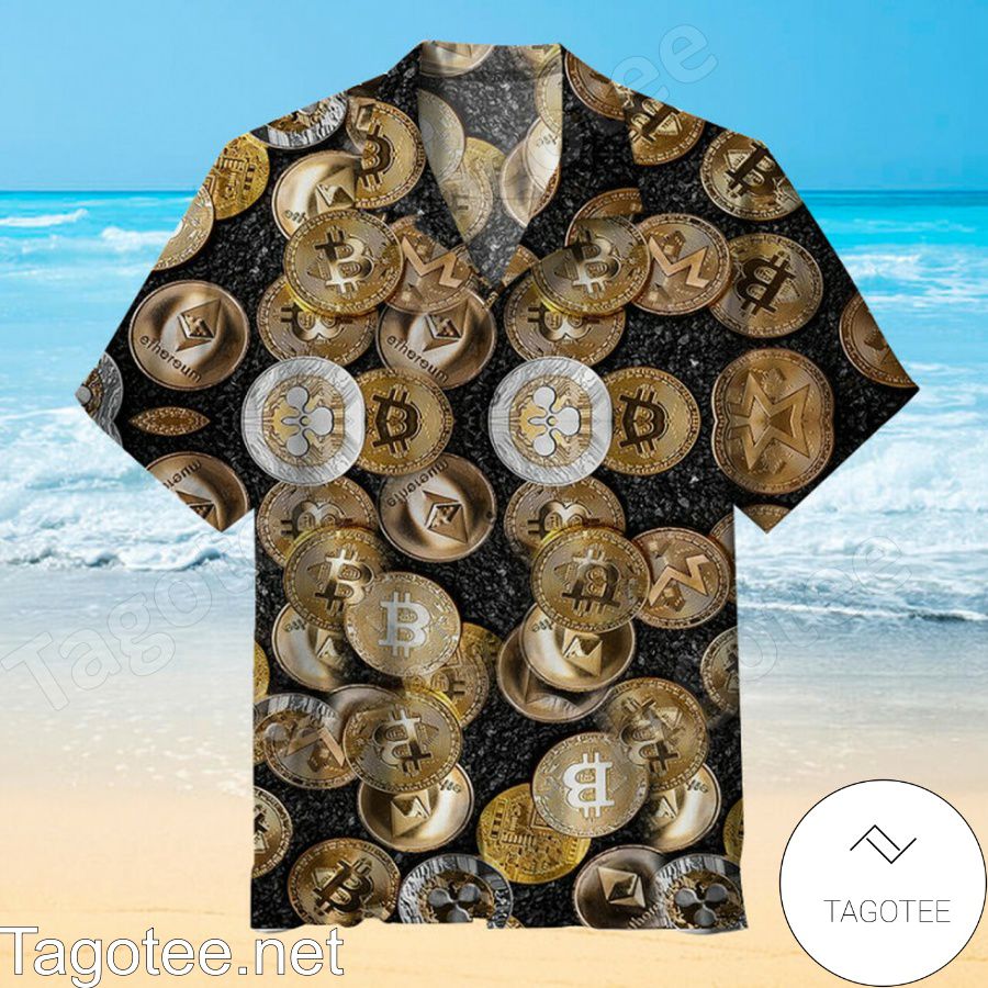 Trendy Fashion Bitcoin Hawaiian Shirt