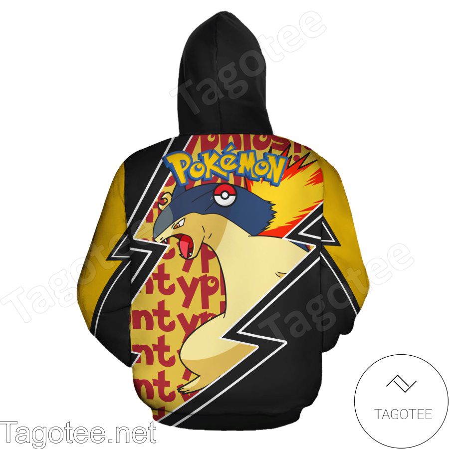 Present Typhlosion Costume Pokemon Jacket, Hoodie, Sweater, T-shirt