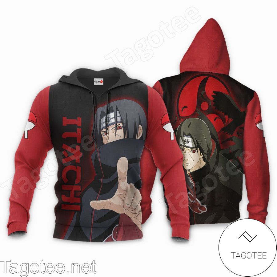 Uchiha Itachi Sharingan Eyes Naruto Anime Jacket, Hoodie, Sweater, T-shirt b