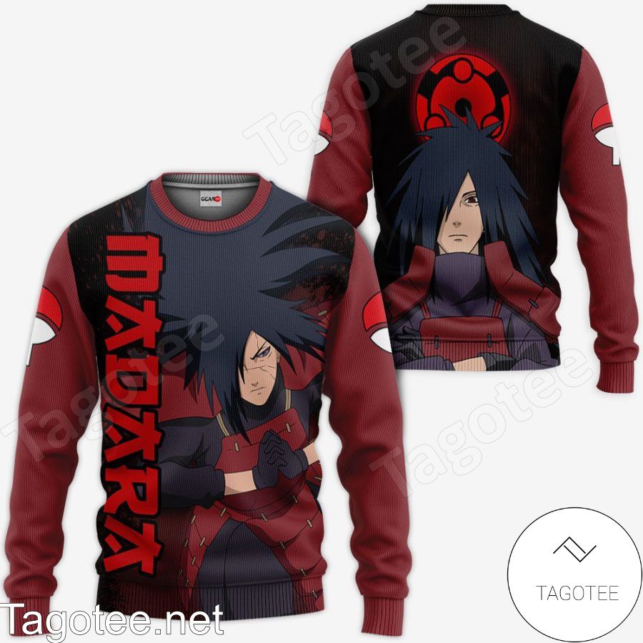 Uchiha Madara Sharingan Eyes Naruto Anime Jacket, Hoodie, Sweater, T-shirt a