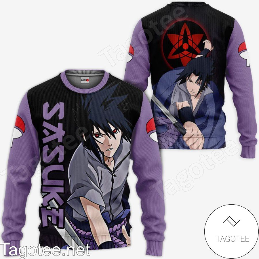 Uchiha Sasuke Sharingan Eyes Naruto Anime Jacket, Hoodie, Sweater, T-shirt a