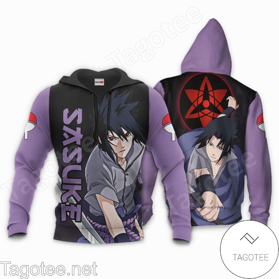 Uchiha Sasuke Sharingan Eyes Naruto Anime Jacket, Hoodie, Sweater, T-shirt b