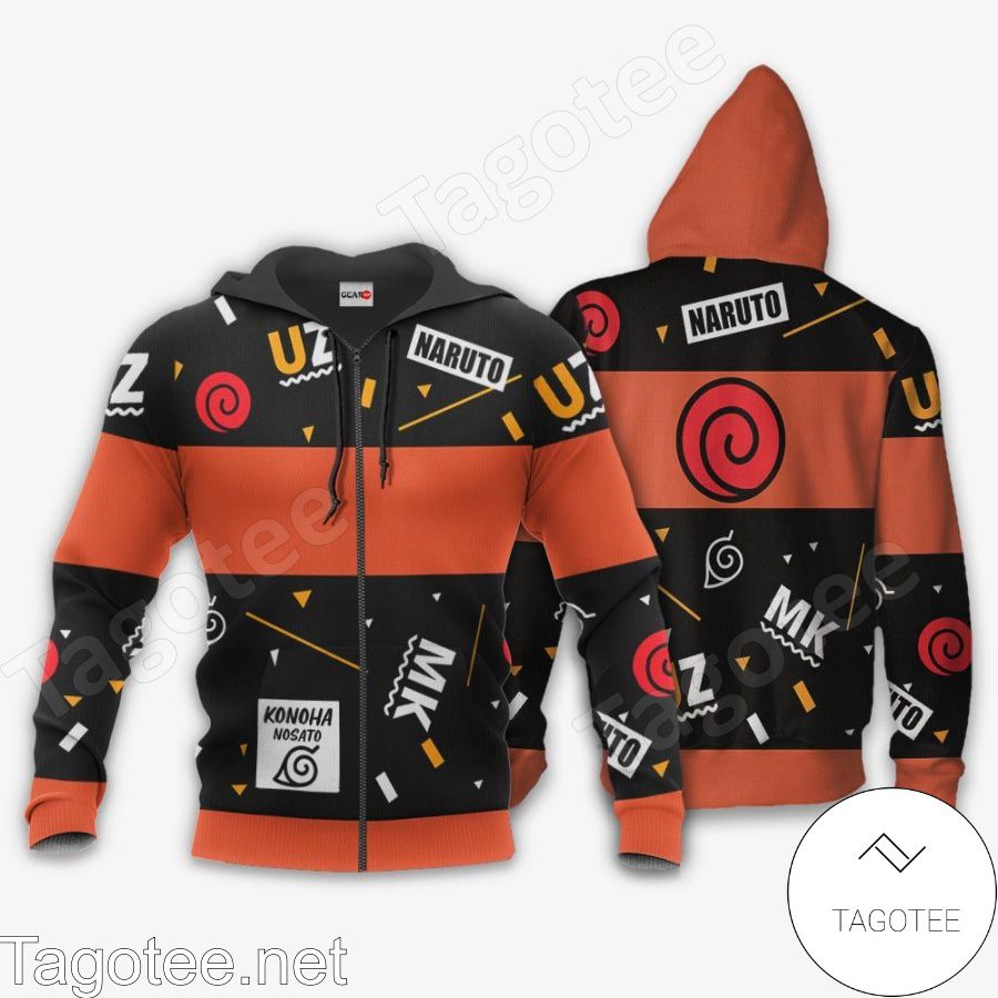 Uzumaki Naruto Custom Symbols Anime Merch Stores Jacket, Hoodie, Sweater, T-shirt