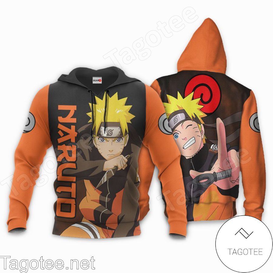 Uzumaki Naruto Symbol and Characters Naruto Anime Jacket, Hoodie, Sweater, T-shirt b