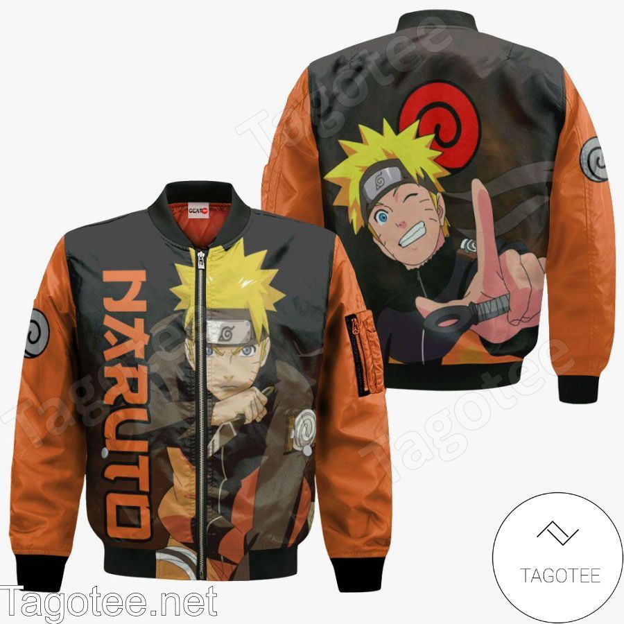 Uzumaki Naruto Symbol and Characters Naruto Anime Jacket, Hoodie, Sweater, T-shirt c