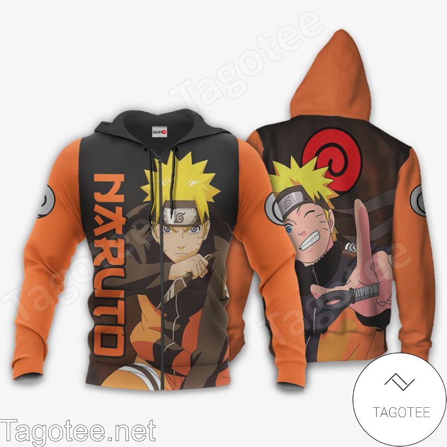 Uzumaki Naruto Symbol and Characters Naruto Anime Jacket, Hoodie, Sweater, T-shirt