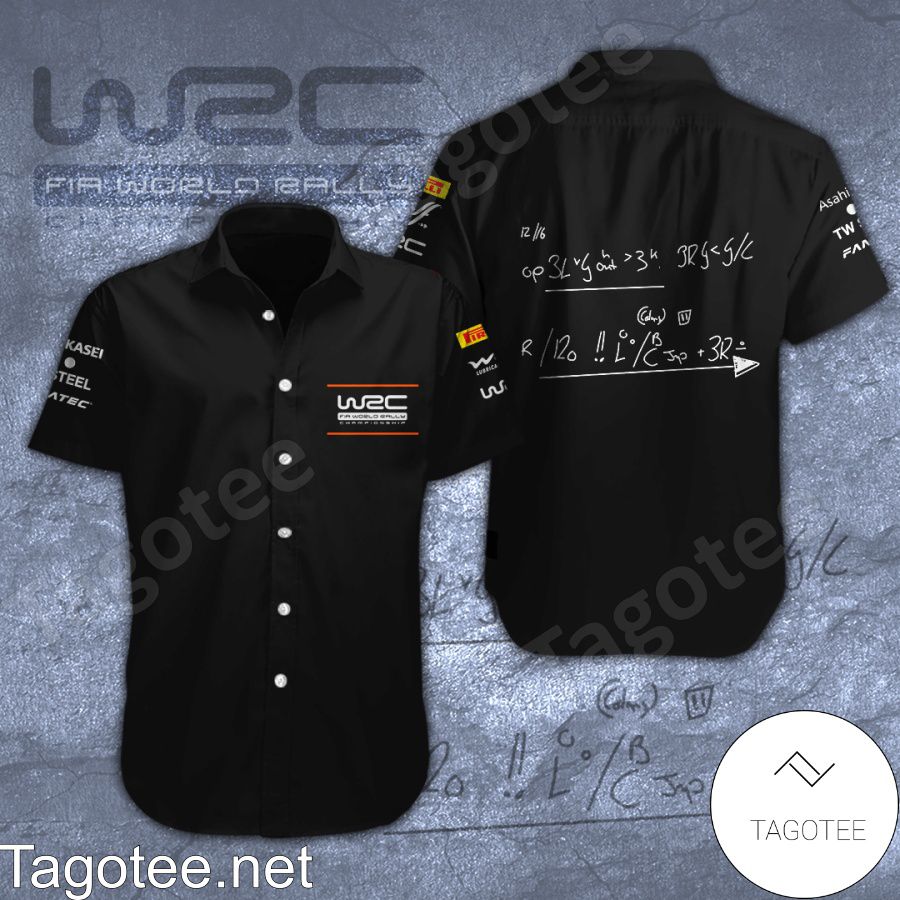 W2C FIA World Rally Championship Pirelli Fanatec Hawaiian Shirt And Short