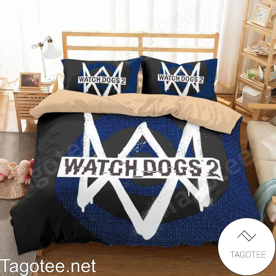 Watch Dogs 2 Logo Spiral Bedding Set