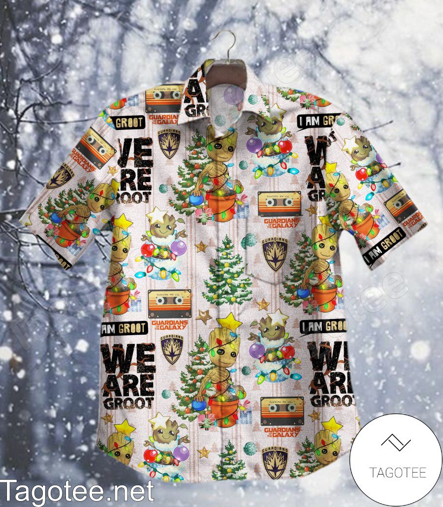 We Are Groot Christmas Hawaiian Shirt