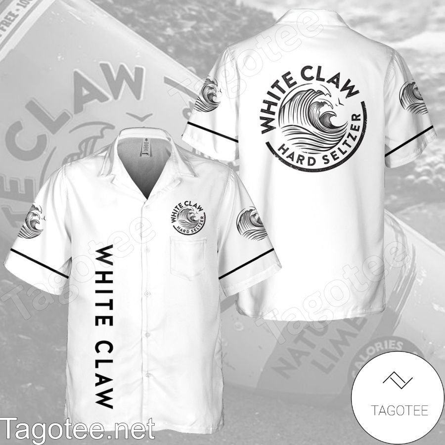 White Claw Hard Seltzer White Hawaiian Shirt And Short