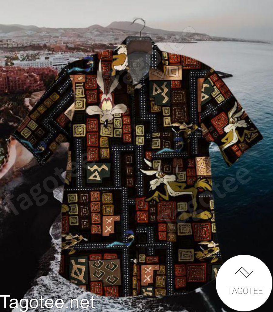 Wile E. Coyote Ethnic In African Style Hawaiian Shirt