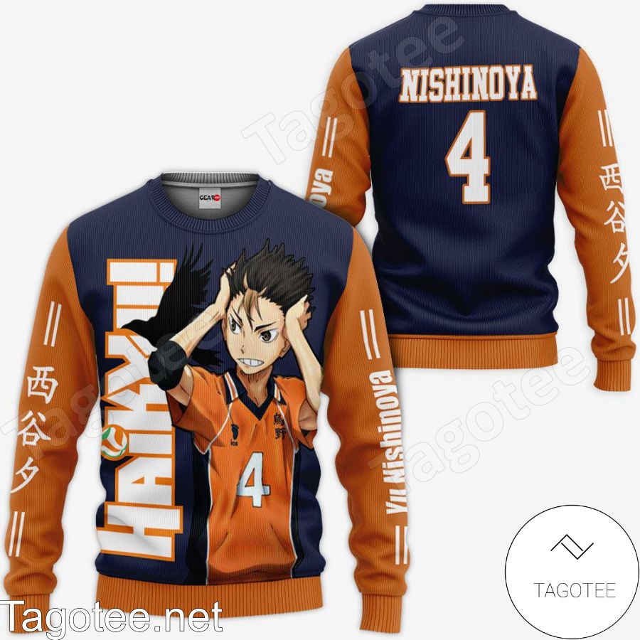 Yu Nishinoya Anime Karasuno Haikyuu Jacket, Hoodie, Sweater, T-shirt a