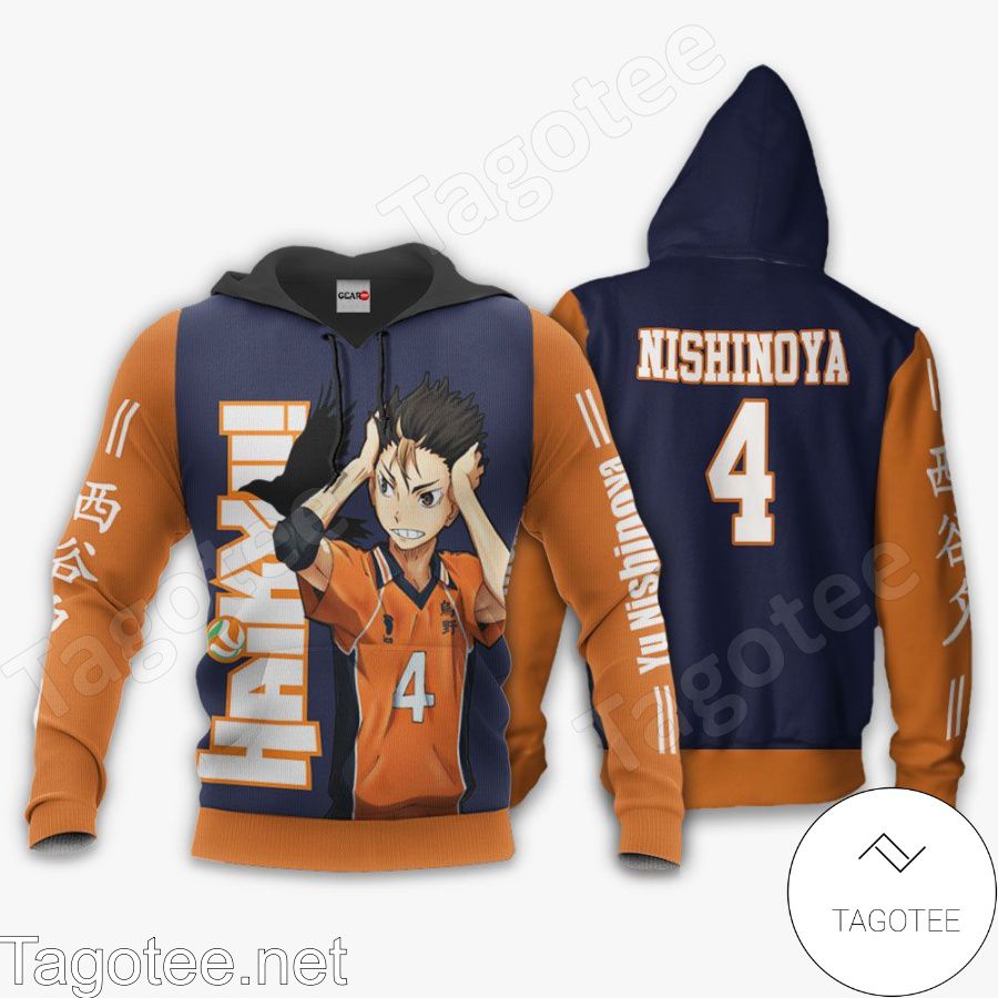 Yu Nishinoya Anime Karasuno Haikyuu Jacket, Hoodie, Sweater, T-shirt b