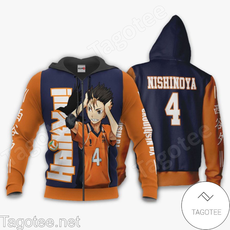 Yu Nishinoya Anime Karasuno Haikyuu Jacket, Hoodie, Sweater, T-shirt
