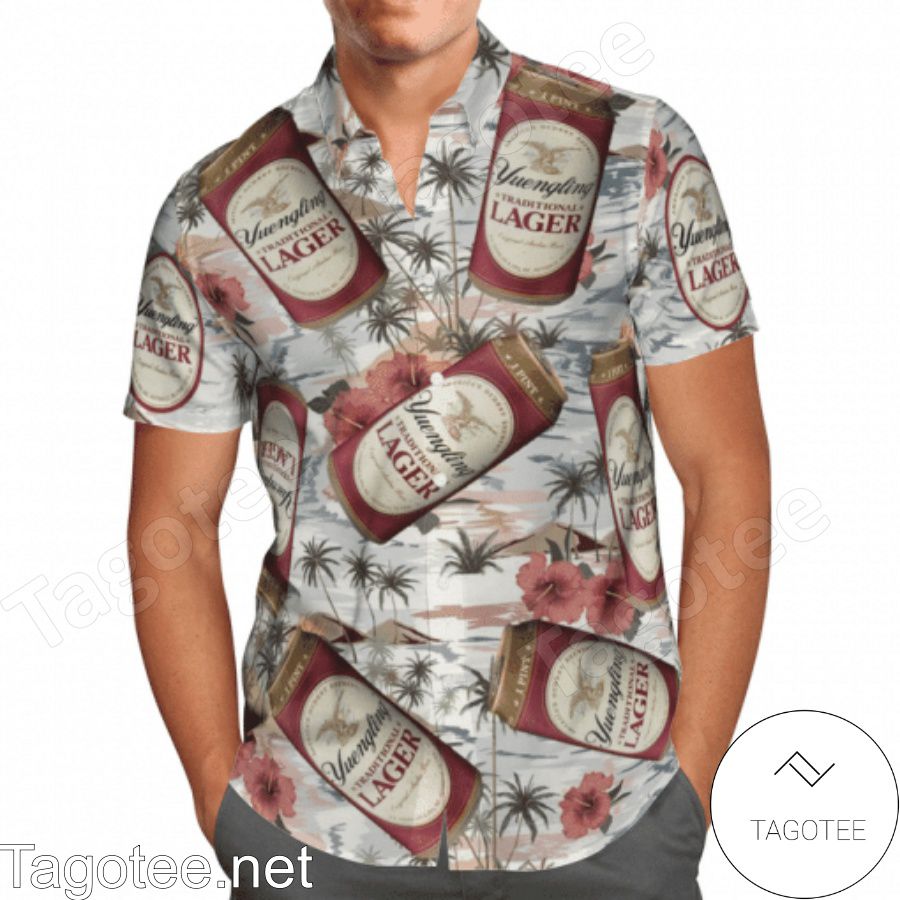 Yuengling Lager Hawaiian Shirt And Short