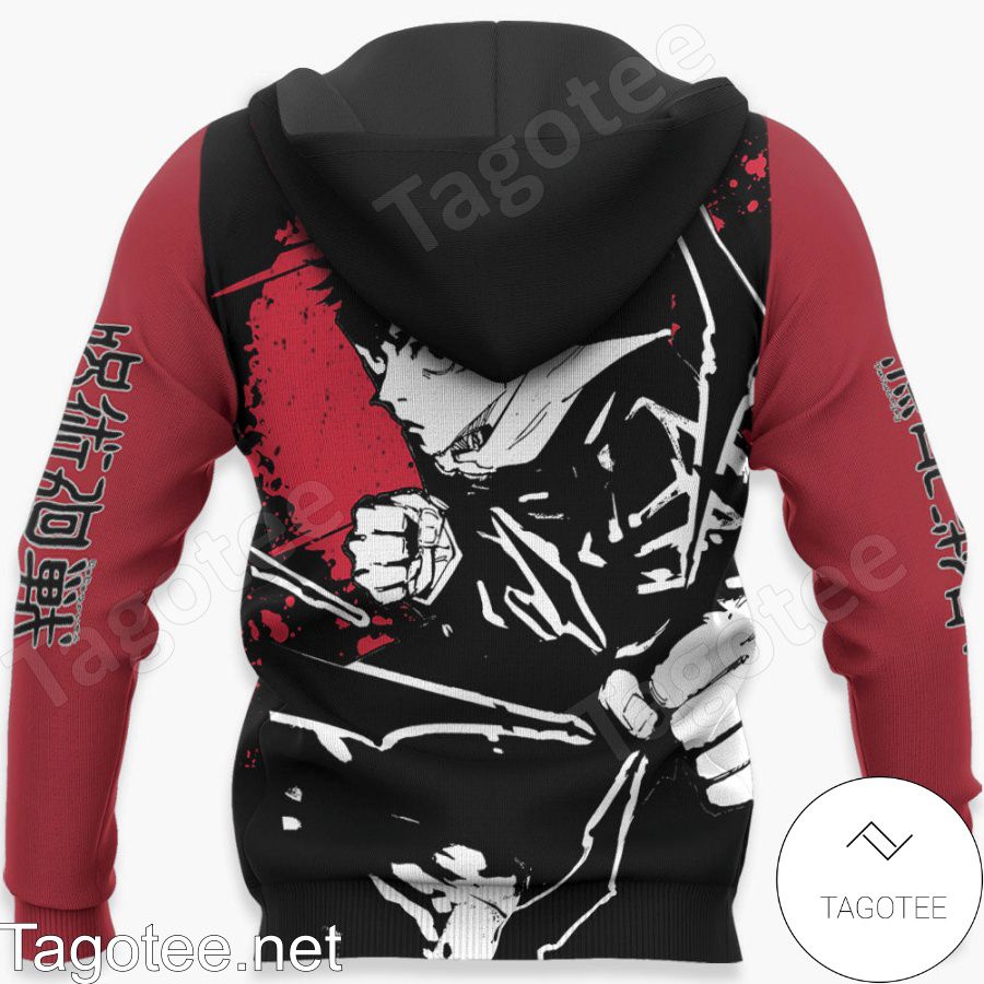 Yuji Itadori Jujutsu Kaisen Anime Monochrome Jacket, Hoodie, Sweater, T-shirt x