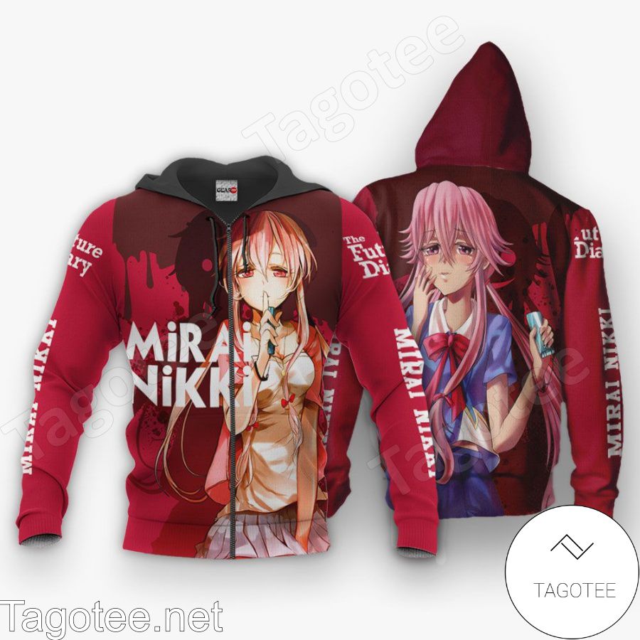 Yuno Gasai Future Diary Mirai Nikki Anime Jacket, Hoodie, Sweater, T-shirt