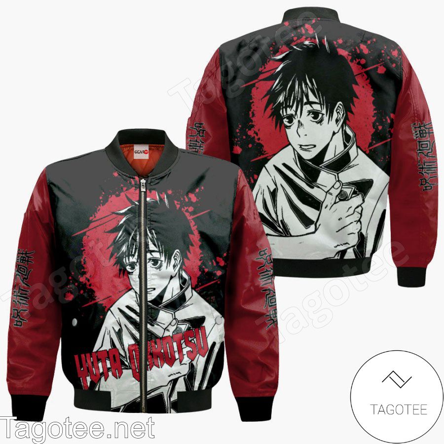 Yuta Okkotsu Jujutsu Kaisen Anime Monochrome Jacket, Hoodie, Sweater, T-shirt c