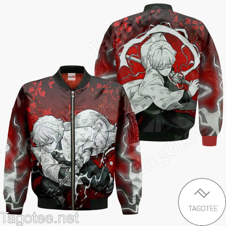 Zenitsu Demon Slayer Anime Japan Art Jacket, Hoodie, Sweater, T-shirt c