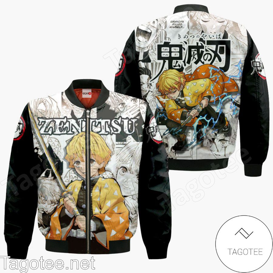 Zenitsu Demon Slayer Anime Manga Jacket, Hoodie, Sweater, T-shirt c