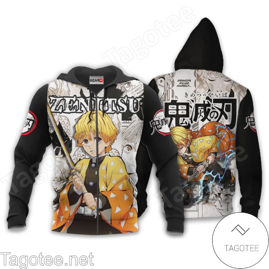Zenitsu Demon Slayer Anime Manga Jacket, Hoodie, Sweater, T-shirt