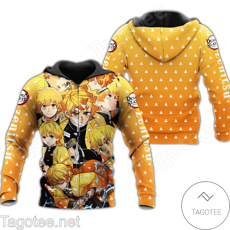 Popular Zenitsu Demon Slayers Costume Anime Jacket, Hoodie, Sweater, T-shirt