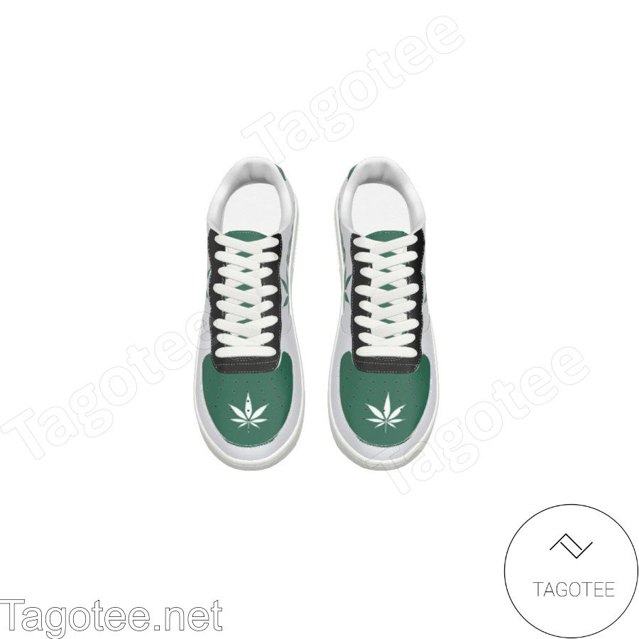 420 Smoking Cannabis Weed Air Force Shoes a