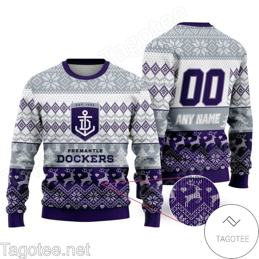 AFL Fremantle Dockers Ugly Christmas Sweater