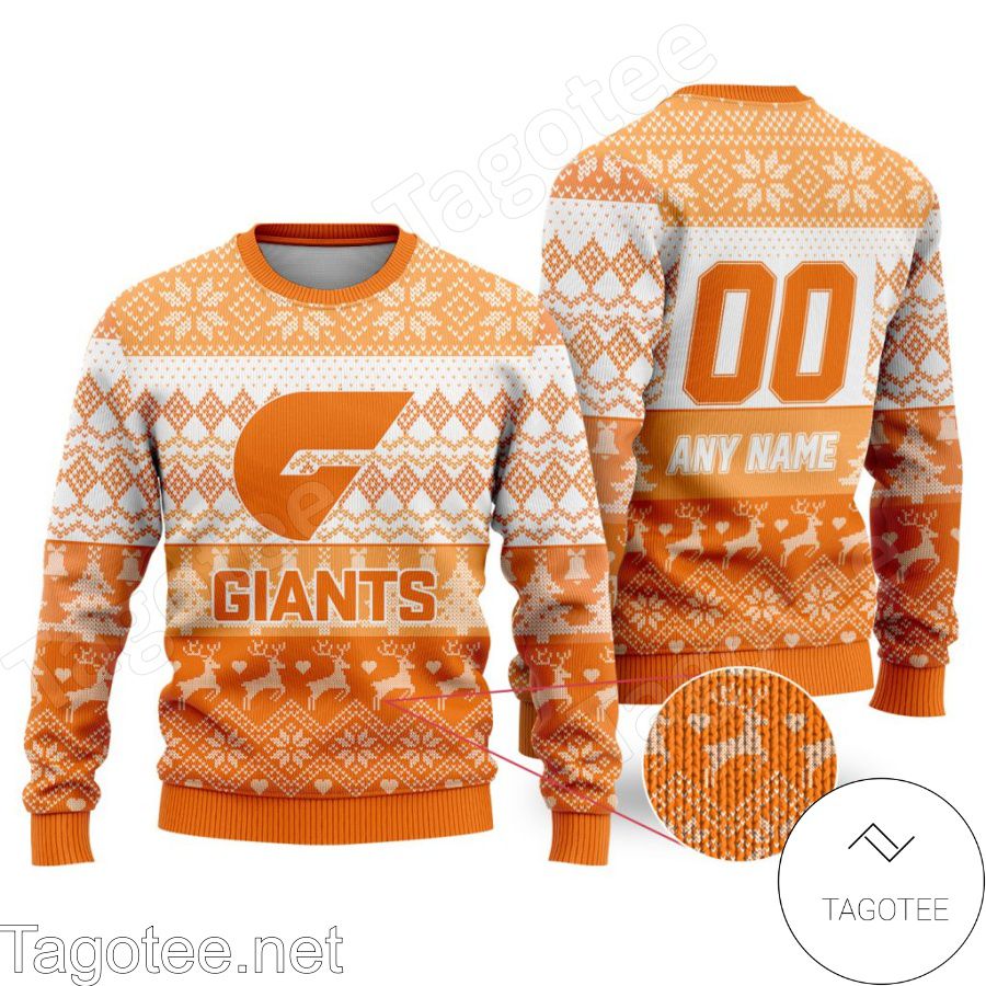 AFL Greater Western Sydney Giants Ugly Christmas Sweater
