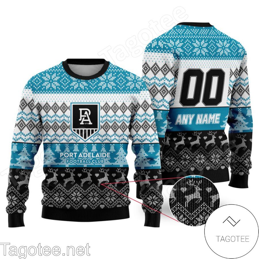 AFL Port Adelaide Football Club Ugly Christmas Sweater