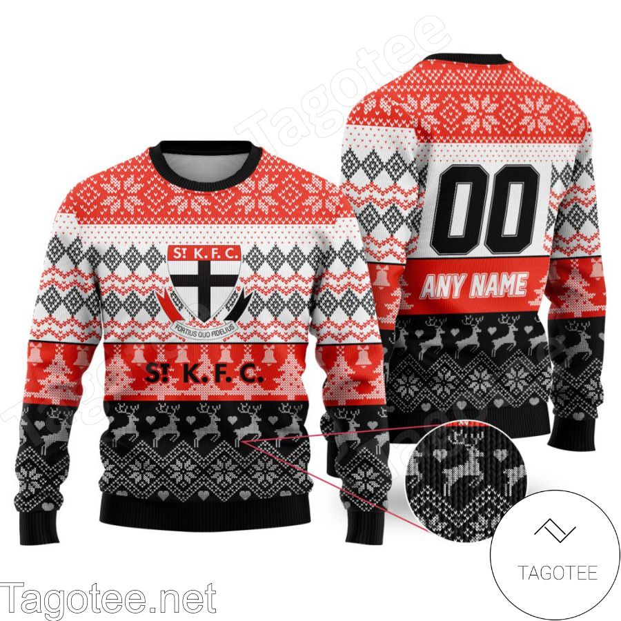 AFL St Kilda Football Club Ugly Christmas Sweater