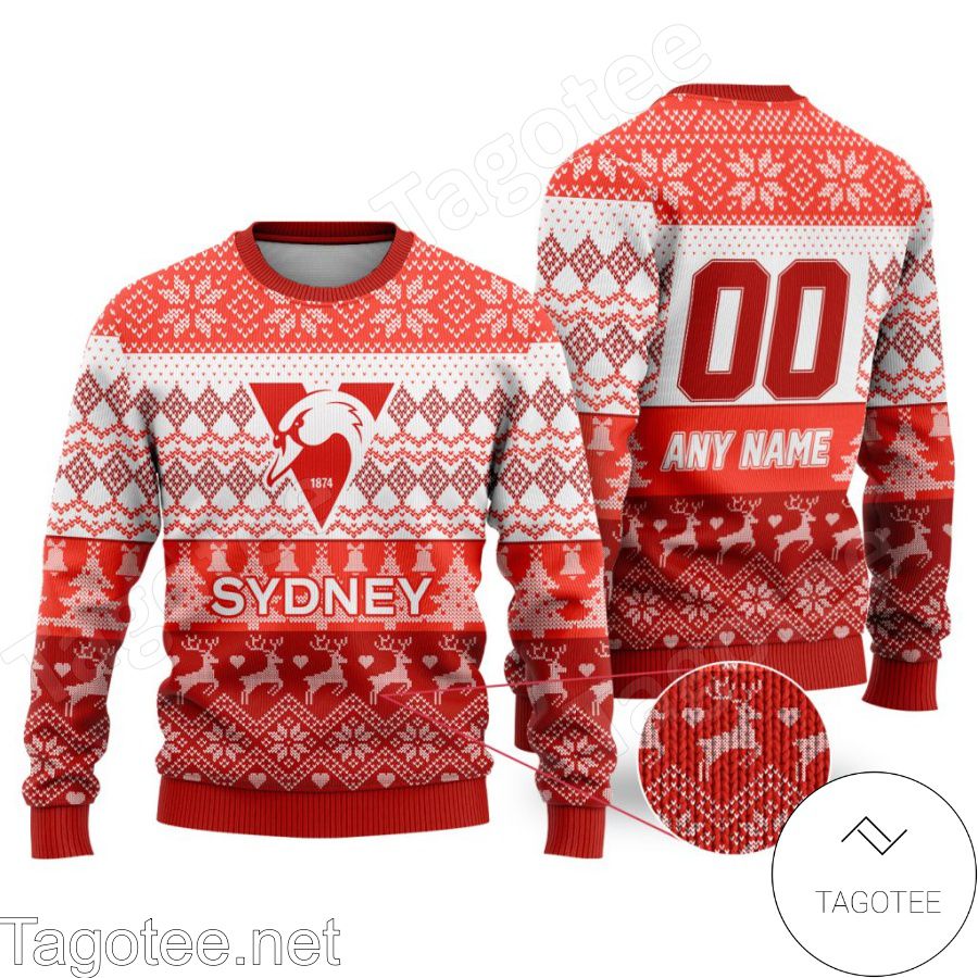 AFL Sydney Swans Ugly Christmas Sweater