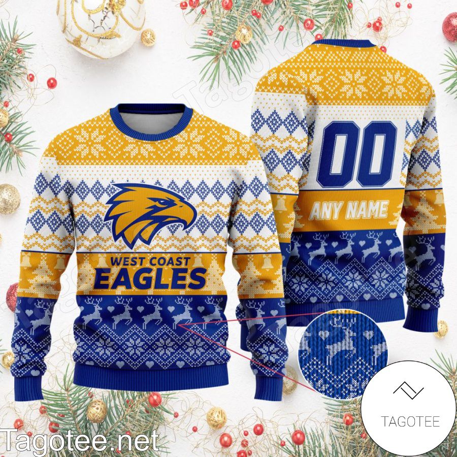 AFL West Coast Eagles Ugly Christmas Sweater a