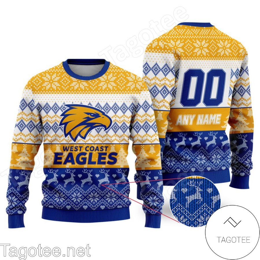 AFL West Coast Eagles Ugly Christmas Sweater